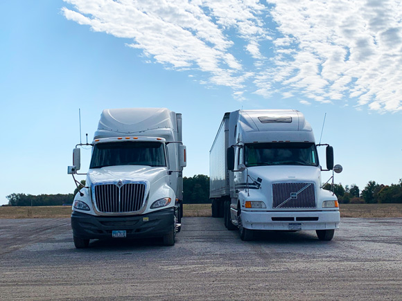 Trucks with trucking insurance in Monclova, OH