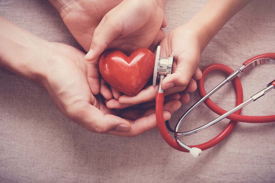 Stethoscope and heart for life insurance in Miller City, OH