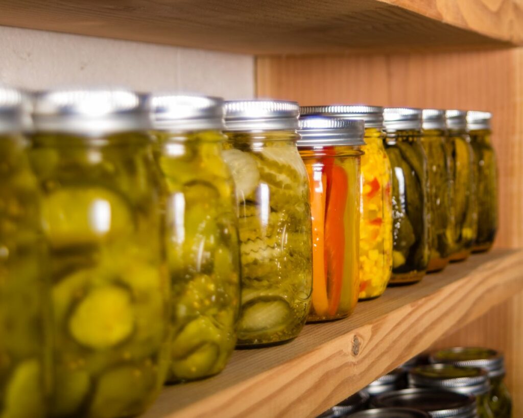 Jars of canned goods for manufacturers insurance in Bryan, OH